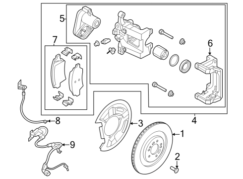 COVER-DUST RR,LH Diagram for 58243-CU100