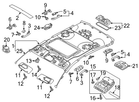 Hook-Coat Diagram for 85346-D2000-SH2