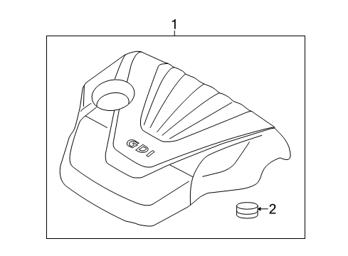 Cover Assembly-Engine Diagram for 29240-2B900