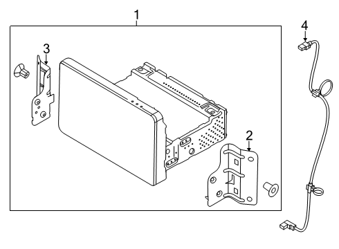 BRACKET-SET MTG,LH Diagram for 96175-S8000