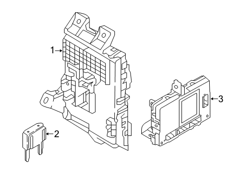 JUNCTION BOX ASSY-I/PNL Diagram for 91950-G2540