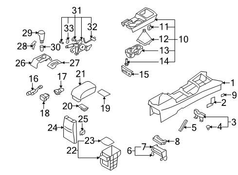 Socket Assembly-Cigar Lighter Diagram for 95120-2H100