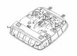 Diagram for 2022 Hyundai Palisade Interior Light Bulb - 92800-S8000-MMH