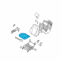 Covering-Front Seat Cushion Passenge Diagram for 88260-0W610-MKV