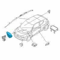 Module Assembly-Steering Wheel Air Bag Diagram for 56900-2V000-RY