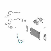 Genuine Hyundai 97762-23302 Discharge Hose Genuine Hyundai 97762-23302 Discharge Hose
