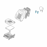 Guide Assembly-HEADREST With Lever Diagram for 88720-2D900