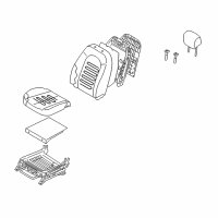 Heater Assembly-Front Seat Back Diagram for 88390-2H100