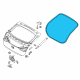 Diagram for Hyundai Ioniq Weather Strip - 87321-G2000