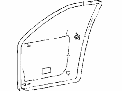 1998 Hyundai Accent Weather Strip - 82140-22000