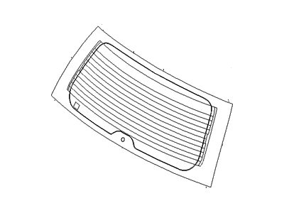 Hyundai 87110-4D010 Glass Assembly-Tail Gate