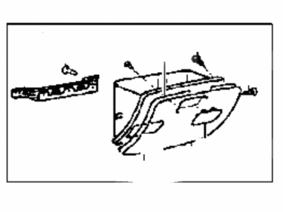 Hyundai Tiburon Glove Box - 84510-27510-KU
