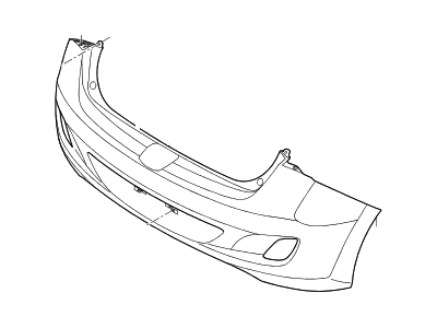 Hyundai Elantra GT Bumper - 86611-A5000