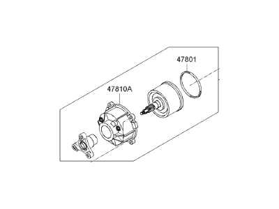 Hyundai 47800-39200 Coupling Assembly-4WD