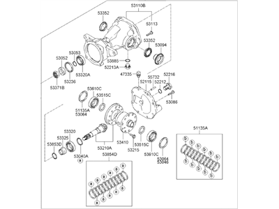 Hyundai Tucson Differential - 53000-39210