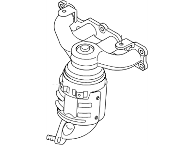 Hyundai 28510-2G540 Exhaust Manifold Catalytic Assembly