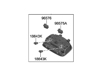 2022 Hyundai Kona N Dome Light - 92800-J9200-TRY