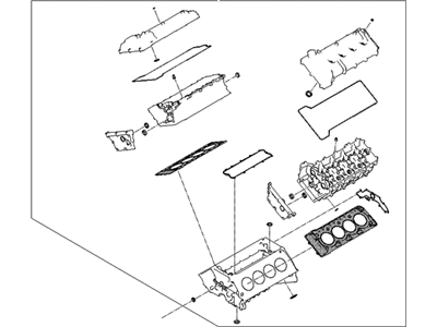 Hyundai 20920-3FU02 Gasket Kit-Engine Overhaul Upper