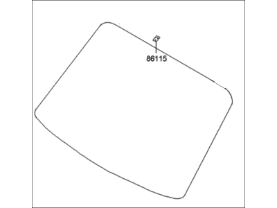 Hyundai Santa Fe Windshield - 86110-26000