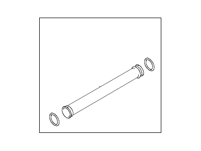 Hyundai 25460-38051 Pipe & O-Ring Assembly-Water Inlet