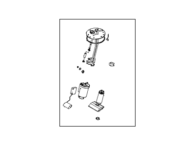 Hyundai 31110-39100 Complete-Fuel Pump