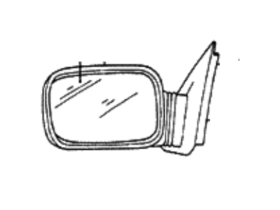 Hyundai Excel Car Mirror - 87605-21050