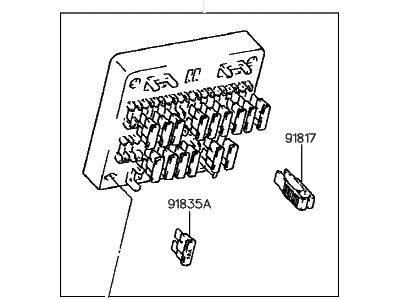 Hyundai 91810-33B00 Fuse Box Kit