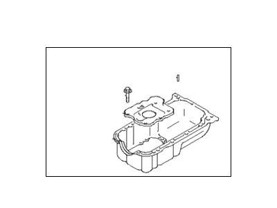 2004 Hyundai Sonata Oil Pan - 21520-38056