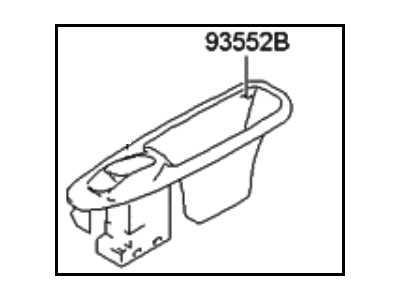 Hyundai 93580-25000-YN Power Window Sub-Switch Assembly