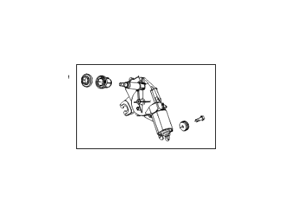 2007 Hyundai Entourage Wiper Linkage - 98700-4D000