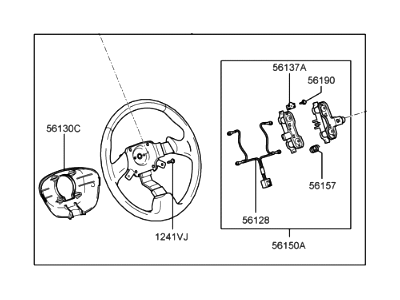 2000 Hyundai Accent Steering Wheel - 56100-25501-ZE