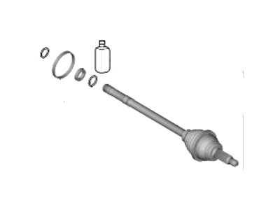 Hyundai 49526-K4000 Joint & Shaft Kit-Front Axle W
