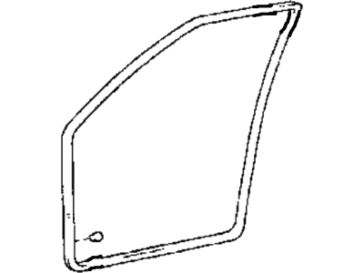 1990 Hyundai Sonata Weather Strip - 82140-33010