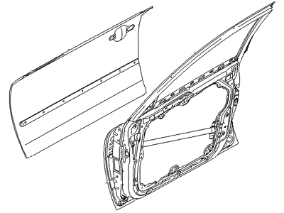 Hyundai 76004-0A000 Panel Assembly-Front Door,RH