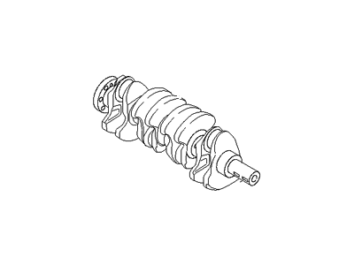 2009 Hyundai Tucson Crankshaft - 23111-25220