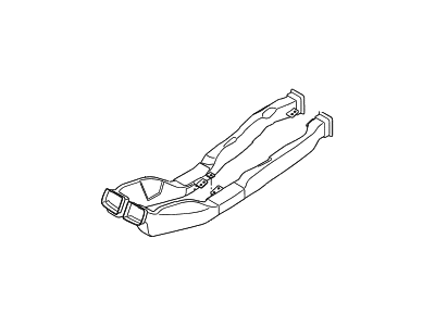 Hyundai 97020-3M100 Duct-Rear Air Ventilator,RH