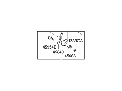 Hyundai 45932-3C001 Lever-Automatic Transaxle Manual Control