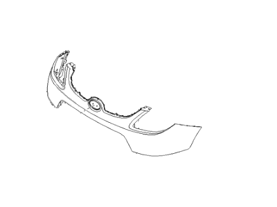 Hyundai 86511-3J000 Front Bumper Cover, Upper