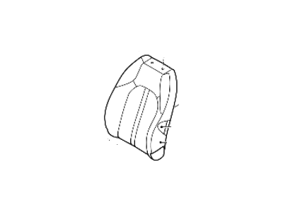 Hyundai 88460-L1420-VSA COVERING ASSY-FR BACK,RH