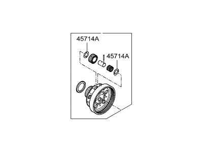 Hyundai 45710-2F010 Carrier Assembly-Planetray,Front