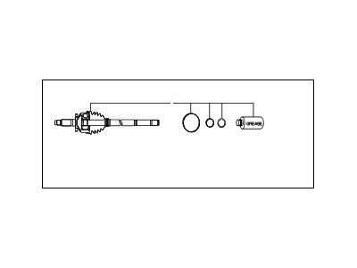 Hyundai 49591-4D050 Joint Set-Outer