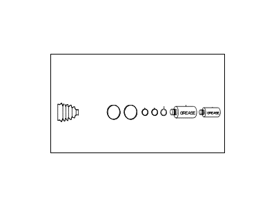 Hyundai 49594-4D000 Boot Set-Outer Joint