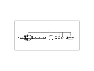 Hyundai 49591-4D000 Joint Set-Outer,RH