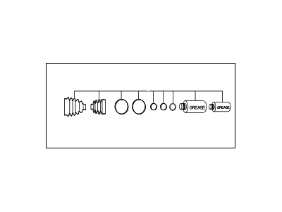 Hyundai 49593-4D000 Boot Set