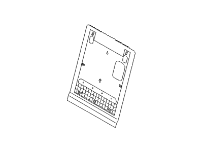 Hyundai 89051-3J500-OR Board Assembly-Rear Seat Back