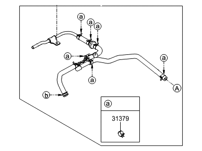 Hyundai 59120-2M100 Hose Assembly-Intensifier