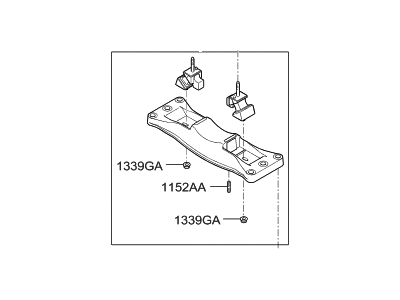 Hyundai 21830-D2150 Transaxle Mounting Bracket Assembly