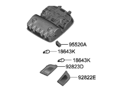 2021 Hyundai Veloster N Dome Light - 92800-K9200-TRY