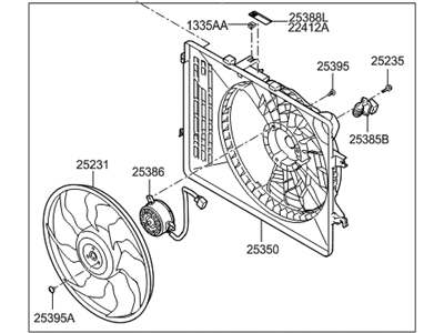 Hyundai 25380-3R200 Blower Assembly