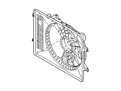 2011 Hyundai Azera Fan Shroud - 25350-3R200